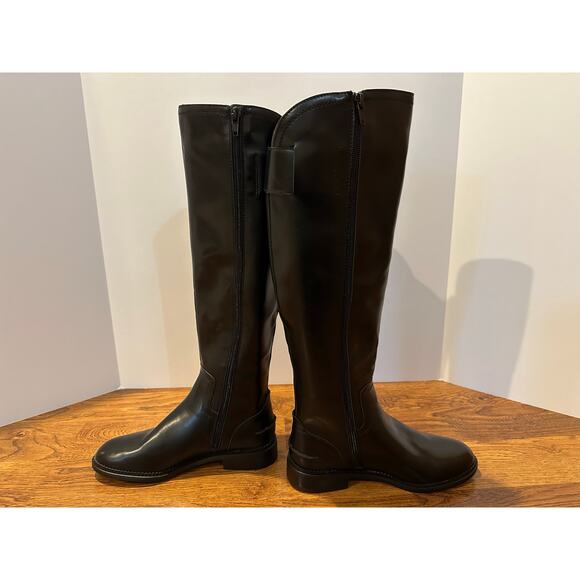 Franco Sarto Women's Henrietta Faux Leather Riding Boots Black Size 6 NWOB - Picture 7 of 13